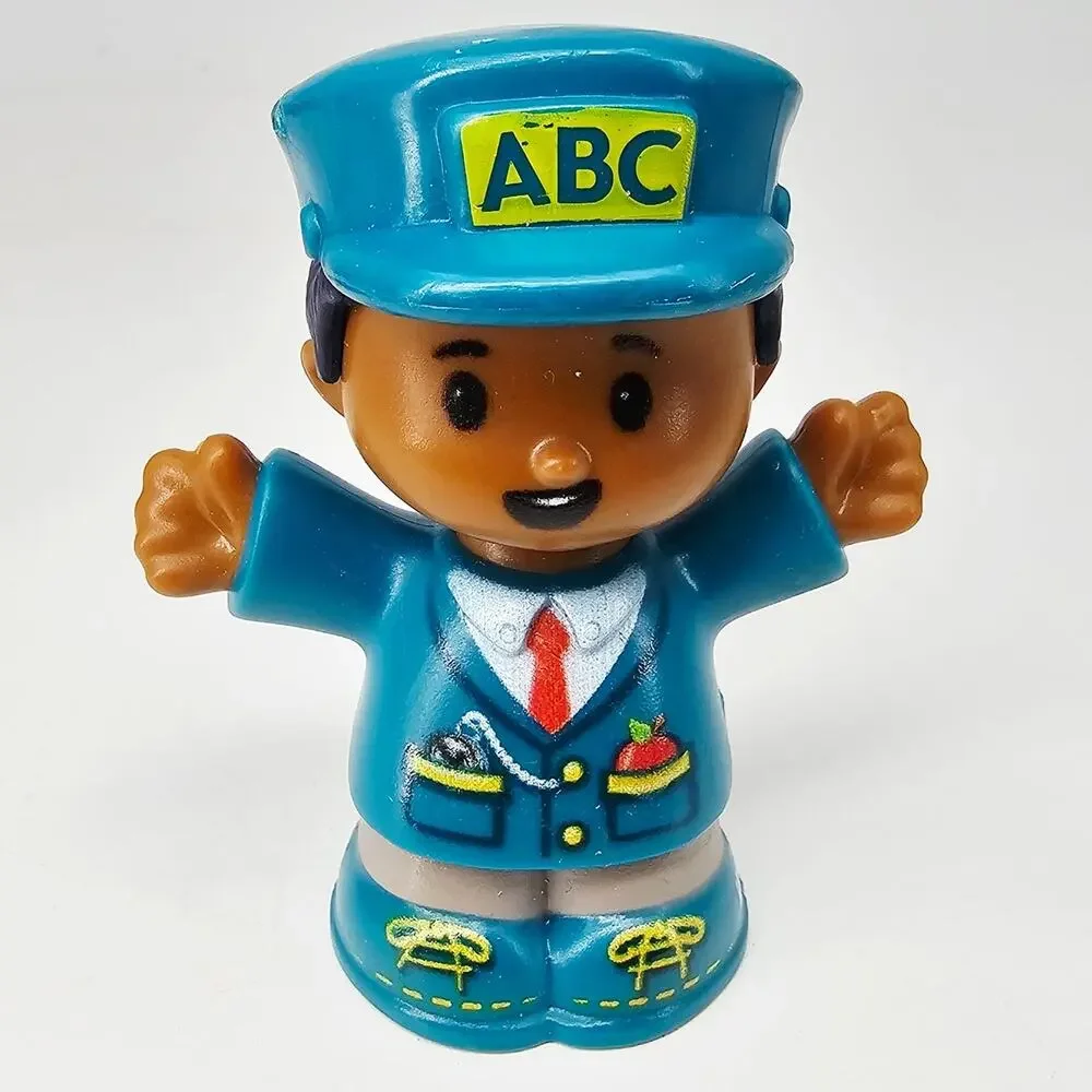 Little People ABC Train Conductor Zoo Pocket Watch Brown Hair Fisher-Price 2016